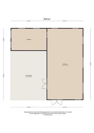 Floorplan - Lingedijk 203, 4163 LK Oosterwijk